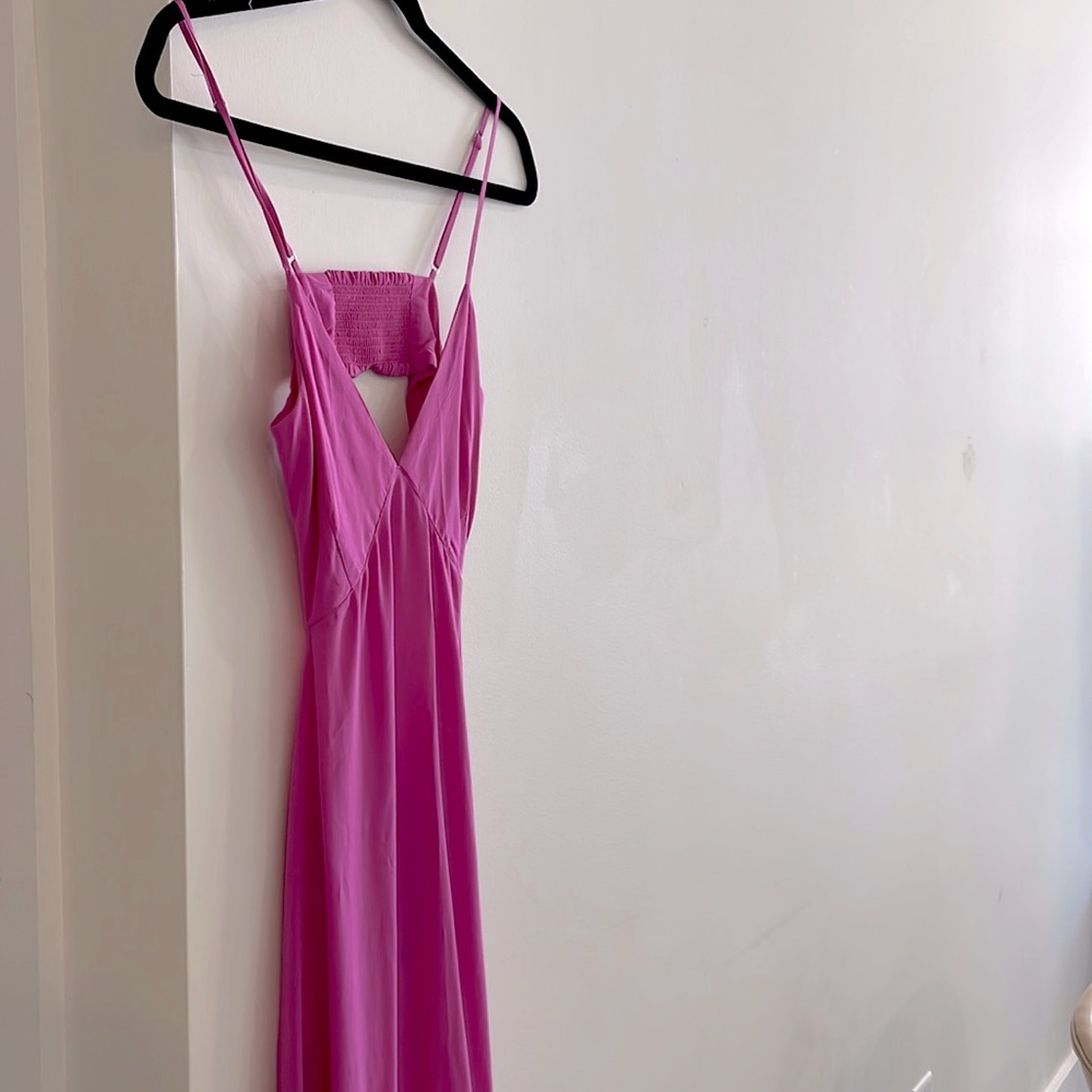Pink maxi dress from Forever21.